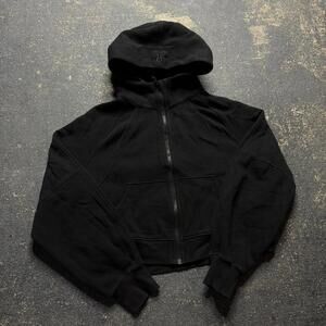 Lululemon Cropped Scuba Zip Up Hoodie